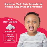 Thumbnail for Renzo's Iron Supplements for Kids, Dissolvable Vegan Iron Supplement with Vitamin C, Sugar Free, Oh-Oh-Oh Orange Flavor, 90 Melty Tabs