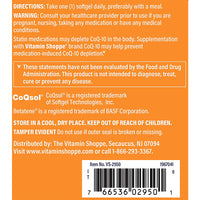 Thumbnail for The Vitamin Shoppe CoQ-10 Plus Vitamin E 100MG, Supports Cardiovascular, Energy Production & Cellular Health (240 Softgels)