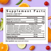 Thumbnail for Doctor's Recipes Probiotics for Women, 100 Billion CFU, 18 Probiotic Strains, Prebiotics, Cranberry, P-5-P & VC, Vaginal, Digestive & Immune Support, Shelf-Stable, 30 Vegan Caps