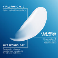 Thumbnail for CeraVe Daily Moisturizing Lotion for Dry Skin, Body Lotion & Face Moisturizer with Hyaluronic Acid and Ceramides, Daily Moisturizer, Fragrance Free, Oil-Free, 12 Ounce