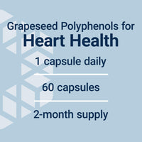 Thumbnail for Life Extension Grapeseed Extract, Vitamin C, Calcium, resveratrol, polyphenols, Cardiovascular Health, antioxidant Protection, Gluten-Free, Non-GMO, Vegetarian, 60 Capsules