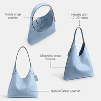 Thumbnail for COACH Womens Brooklyn Shoulder Bag 28 Bluebell One Size