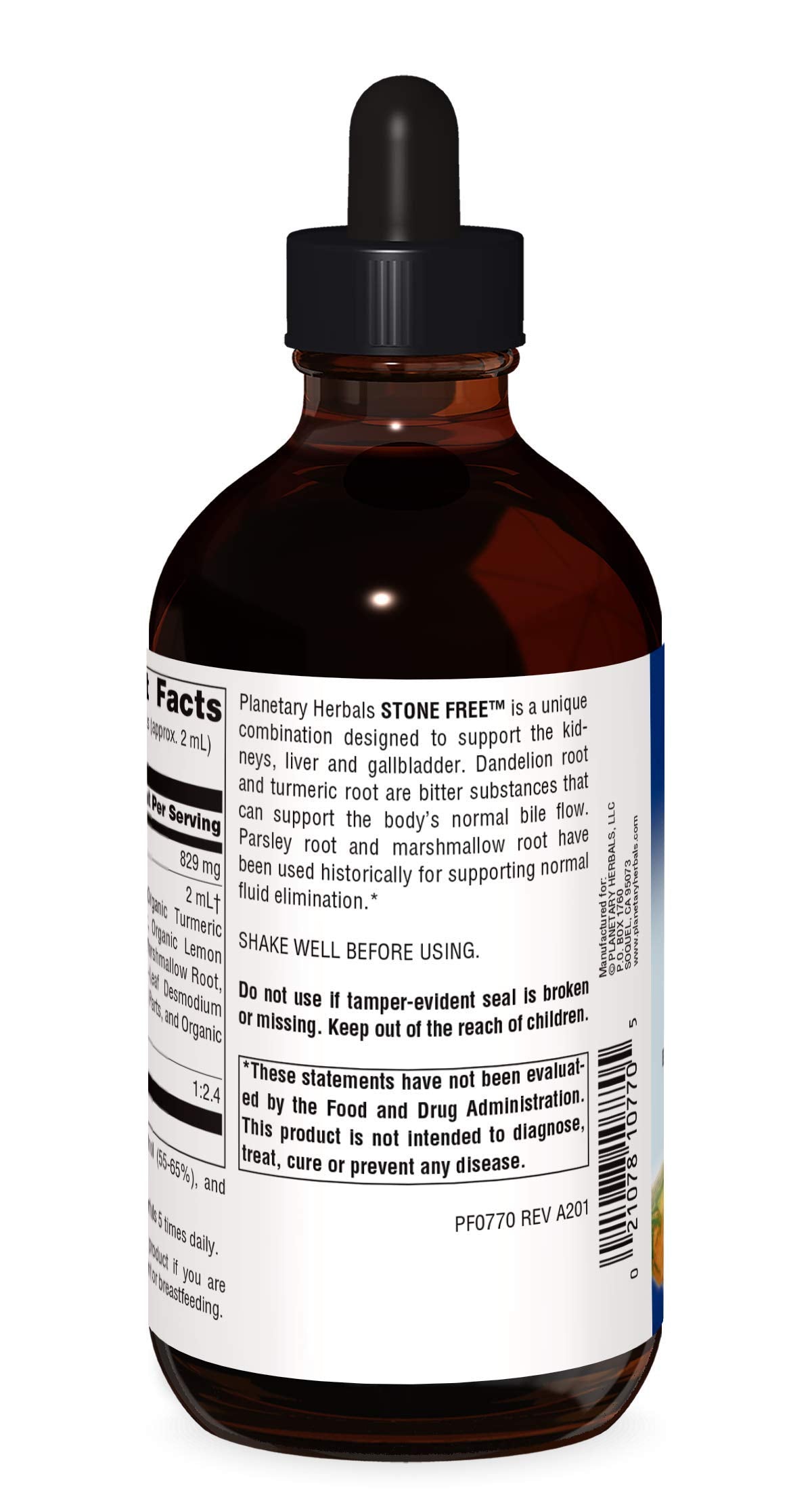 Planetary Herbals Stone Free Liquid Extract Supplement 8 oz