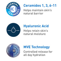 Thumbnail for CeraVe PM Facial Moisturizing Lotion, Night Cream with Hyaluronic Acid and Niacinamide, Ultra-Lightweight, Oil-Free Moisturizer for Face, 3 Ounce
