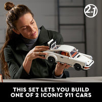 Thumbnail for LEGO Icons Porsche 911 10295 Building Set, Collectible Turbo Targa, 2in1 Porsche Race Car Model Kit for Adults and Teens to Build, Gift Idea