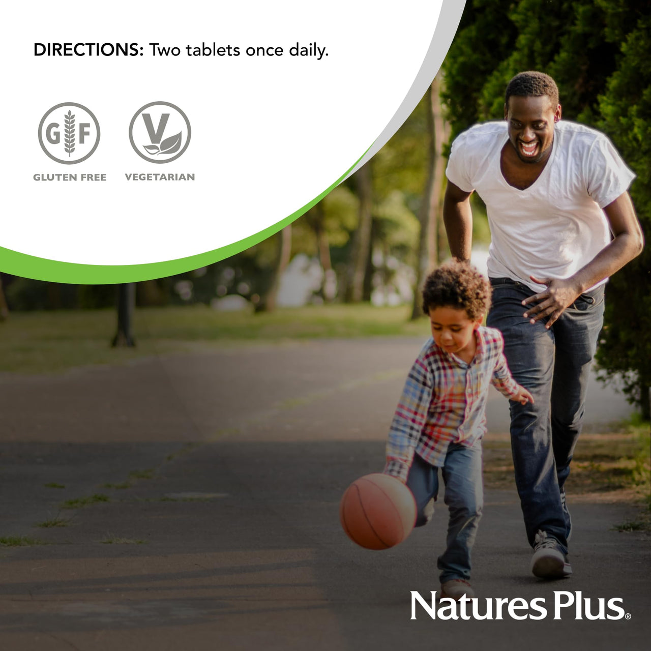 NaturesPlus Herbal Actives Tri-Immune, Extended Release - 60 Tablets - Vegetarian, Gluten Free - 30 Servings