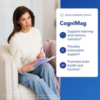 Thumbnail for Pure Encapsulations CogniMag 120's - Magnesium-L-Threonate Supplement - Supports Brain Health & Memory* - Includes Magtein & Polyphenol Blend - 120 Capsules