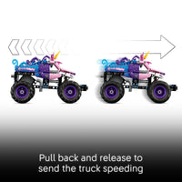 Thumbnail for LEGO Technic Monster Jam Sparkle Smash Pull-Back Truck Toy for Boys & Girls - Monster Truck Building Toy W/Pull-Back Racing Action for Kids, Ages 7+ - Gift Idea for Birthdays - 42220