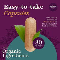 Thumbnail for Organic Mood Pills - 60 Capsules Organic Ashwagandha Supplements for Women and Men, Ashwagandha Root Capsules with Cordyceps, Holy Basil & Rhodiola, Reduce Stress, Boosts Mood and Cognitive Function