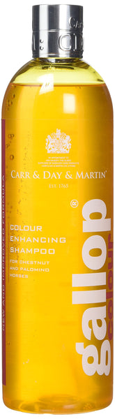 (Chestnut & Palomino) - Gallop Colour Enhancing Horse Shampoo 500ml - Choose Bay, Black, Chestnut & Palomino Or Grey