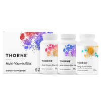 Thumbnail for THORNE - Daily Nutrients Bundle - Multivitamin Elite and Omega-3 with CoQ10-30 to 90 Servings
