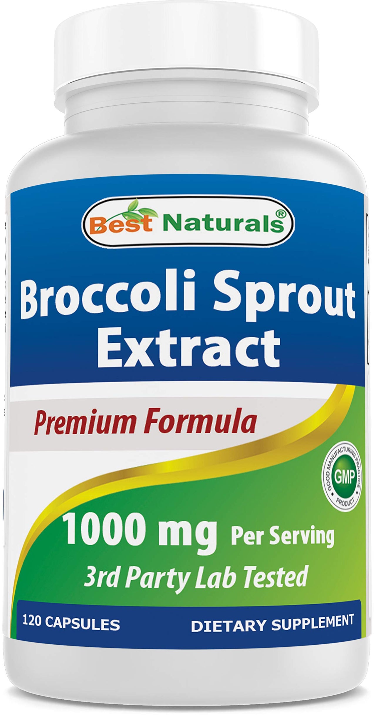 Best Naturals Broccoli Sprouts Extract, 1000 mg, 120 Count