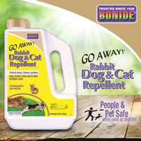 Thumbnail for Bonide Go Away! Rabbit, Dog, & Cat Repellent Granules, 3 lbs Ready-to-Use, Keep Dogs off Lawn, Garden, Mulch & Flower Beds