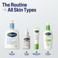 Thumbnail for Cetaphil Vitamin C Serum, Visibly Reduces Look of Dark Spots and Hyperpigmentation, Formulated with Niacinamide, Designed for Sensitive Skin, Fragrance Free, Dermatologist Tested, 1oz