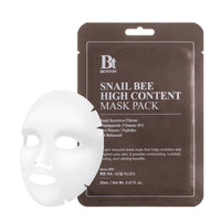 Thumbnail for BENTON Snail Bee High Content Mask Pack (20g / 10 Sheets) - Snail Mucin Face Mask With Bee Venom | Korean Skin Care Face Mask Sheets For Moisturizing, Soothing and Nourishing