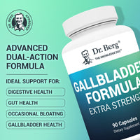 Thumbnail for Dr. Berg Gallbladder Formula Extra Strength - with Ox Bile Powder and Conjugated Bile Acid - Digestive Enzymes Proprietary Blend - Full 45-Day Supply - 90 Vegetable Capsules