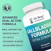 Thumbnail for Dr. Berg Gallbladder Formula Extra Strength - with Ox Bile Powder and Conjugated Bile Acid - Digestive Enzymes Proprietary Blend - Full 45-Day Supply - 90 Vegetable Capsules