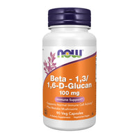 Thumbnail for NOW Foods Supplements, Beta 1,3/1,6- D-Glucan 100 mg with Maitake Mushrooms, 90 Veg Capsules