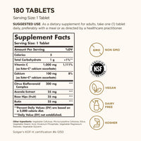 Thumbnail for Solgar Ester-C Plus 1000 mg Vitamin C (Ascorbate Complex) - 180 Tablets - Gentle & Non Acidic - Supports Upper Respiratory Health - Non-GMO, Gluten-Free - 180 Servings