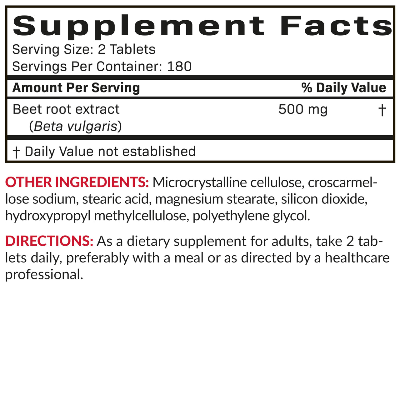 Futurebiotics Beet Root Extra Strength, Non-GMO, 360 Vegetarian Tablets