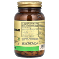 Thumbnail for Solgar Super Ginkgo, 120 Vegetable Capsules - Full Potency (FP) - Antioxidant & Nervous System Support - Brain Health - Non-GMO, Vegan, Gluten Free, Dairy Free, Kosher - 120 Servings
