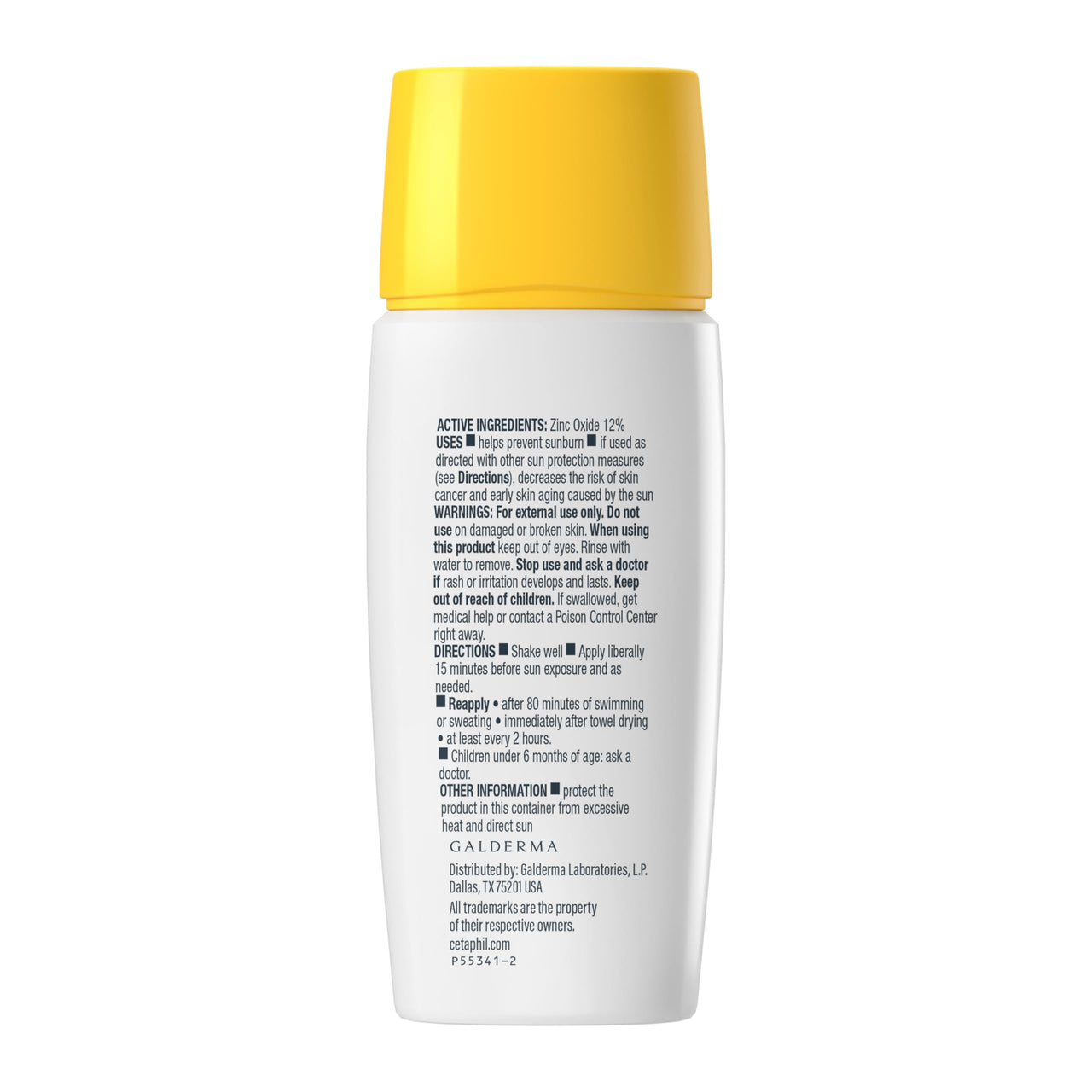 Cetaphil Sheer 100% Mineral Liquid Sunscreen for Face With Zinc Oxide Broad Spectrum SPF 50 Formulated for Sensitive Skin, Unscented, 1.7 Fl Oz