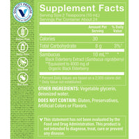 Thumbnail for The Vitamin Shoppe Sambucus Black Elderberry Extract Liquid - Immune & Seasonal Support | Concentrated Formula | 8 oz | Great Taste