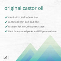 Thumbnail for Home Health Original Castor Oil, Promotes Healthy Hair And Skin, Natural Skin Moisturizer - Pure, Cold Pressed, Non-GMO, Hexane-Free, Solvent-Free, Paraben-Free, Vegan - 32 fl oz