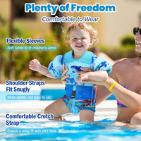 Thumbnail for HeySplash Toddler Swim Vest, Toddler Floaties Fit 13-30 Lbs, Puddle Kids Jumper with Adjustable Strap, Pool Float Jacket Arm Floaties Baby Floatie Water Wing, Pool Sea Swimming Aid