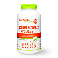 Thumbnail for NutriBiotic - Sodium Ascorbate Buffered Vitamin C Capsules, 250 Ct | Vegan, Non-Acidic & Easier on Digestion Than Ascorbic Acid | Essential Immune Support & Antioxidant Supplement | Gluten & GMO Free