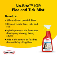 Thumbnail for Durvet No-Bite IGR Mist, Pint