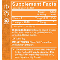 Thumbnail for The Vitamin Shoppe CoQ-10 200mg Beneficial for Those Taking (120 Softgels)