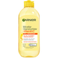 Thumbnail for Garnier Micellar Water with Vitamin C, Facial Cleanser & Makeup Remover, Brightening & Hydrating, For All Skin Types, Vegan, Cruelty Free, 13.5 Fl Oz (400mL), 1 Count