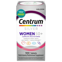 Thumbnail for Centrum Silver Women's Multivitamin for Women 50 Plus, Multivitamin/Multimineral Supplement with Vitamin D3, B Vitamins, Non-GMO Ingredients, Supports Memory and Cognition in Older Adults - 100 Ct