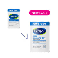 Thumbnail for Cetaphil Bar Soap, Deep Cleansing Face and Body Bar, Pack of 3, For Dry to Normal, Sensitive Skin, Soap Free, Hypoallergenic, Paraben Free, Fragrance Free, Removes Makeup, Dirt and Oil