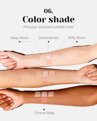 Thumbnail for Glint Dewy Highlighter (Chrome Baby, 0.08oz) - Luminous Glow, Infused with Micropearls, Shiny Illuminator. Rich Pigment & Silky Touch, Korean Makeup.