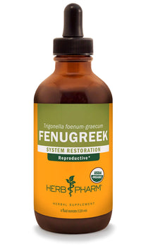 Thumbnail for Herb Pharm Certified Organic Fenugreek Liquid Extract for Female Reproductive Support - 4 Ounce