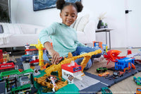 Thumbnail for Hot Wheels City Toy Track Set, Downtown Express Car Wash Playset with 1:64 Scale Vehicle, Foam Roller & Drying Flaps