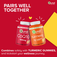 Thumbnail for Qunol CoQ10 Gummies, CoQ10 100mg, Delicious Gummy Supplements, Helps Support Heart Health, Vegan, Gluten Free, Ultra High Absorption, 2 Month Supply (60 Count, Pack of 2)