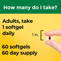 Thumbnail for Nature Made Maximum Strength Vitamin B12 5000 mcg, Dietary Supplement for Energy Metabolism Support, 60 Softgels, 60 Day Supply