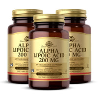 Thumbnail for Solgar Alpha Lipoic Acid 200 mg, 50 Vegetable Capsules (Pack of 3) - Antioxidant Support - Helps to Recycle Glutathione, Vitamin C & E, CoQ-10 - Non-GMO, Vegan, Gluten Free, Dairy Free, Kosher - 150 Total Servings