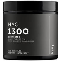 Thumbnail for Toniiq 1300mg NAC - 2 Month Supply - Min. 98%+ Tested Purity - Ultra High Strength Bioavailable NAC Cysteine Supplement - 120 Vegetarian N Acetyl Cysteine Capsules -Lab Tested TQ