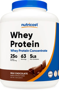 Thumbnail for Nutricost Whey Protein Concentrate (Chocolate) 5LBS