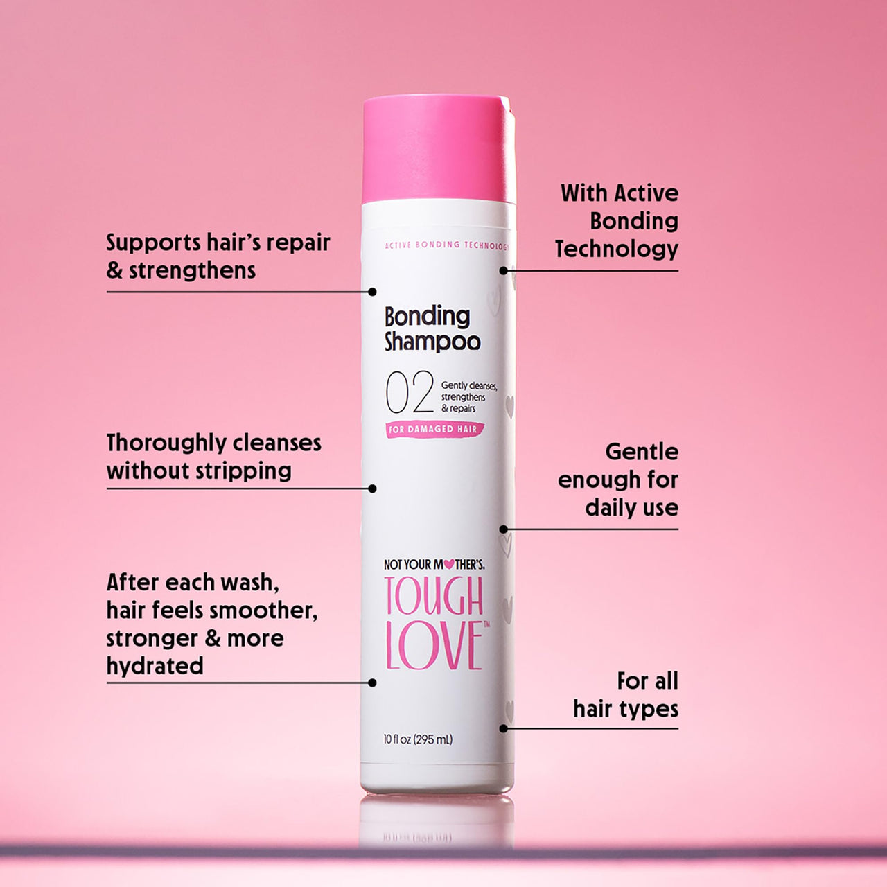 Not Your Mother's Tough Love Shampoo & Conditioner (2-Pack) - 10 fl oz - Helps Strengthen Hair, Repair Hair, and Condition Damaged Hair