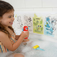 Thumbnail for Yookidoo Spray 'N' Roll Magic Book - Mess-Free Water Activated Painting Game, Reusable Color Reveal Bath Toy, Fine Motor Skills Gift for Toddlers & Babies 18 Months+