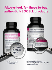 Thumbnail for NeoCell Collagen Peptides Pills | 270 Caplets | with Vitamin C and Biotin | Grass Fed Bovine | Hair, Skin, & Nails | for Women and Men