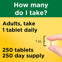 Thumbnail for Nature Made Super B Complex with Vitamin C and Folic Acid, Dietary Supplement for Immune Support, 250 Tablets, 250 Day Supply