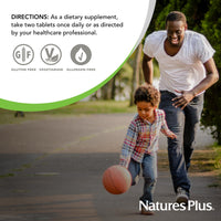 Thumbnail for NaturesPlus Quercetin Plus with Vitamin C & Bromelain - 60 Vegetarian Tablets - Allergy Relief Supplement - Immune, Antioxidant & Anti-Inflammatory Support - Gluten Free - 30 Servings