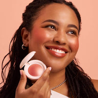 Thumbnail for Rare Beauty Soft Pinch Luminous Powder Blush, Joy (muted peach), Radiant Finish, 0.098 oz/2.8 g