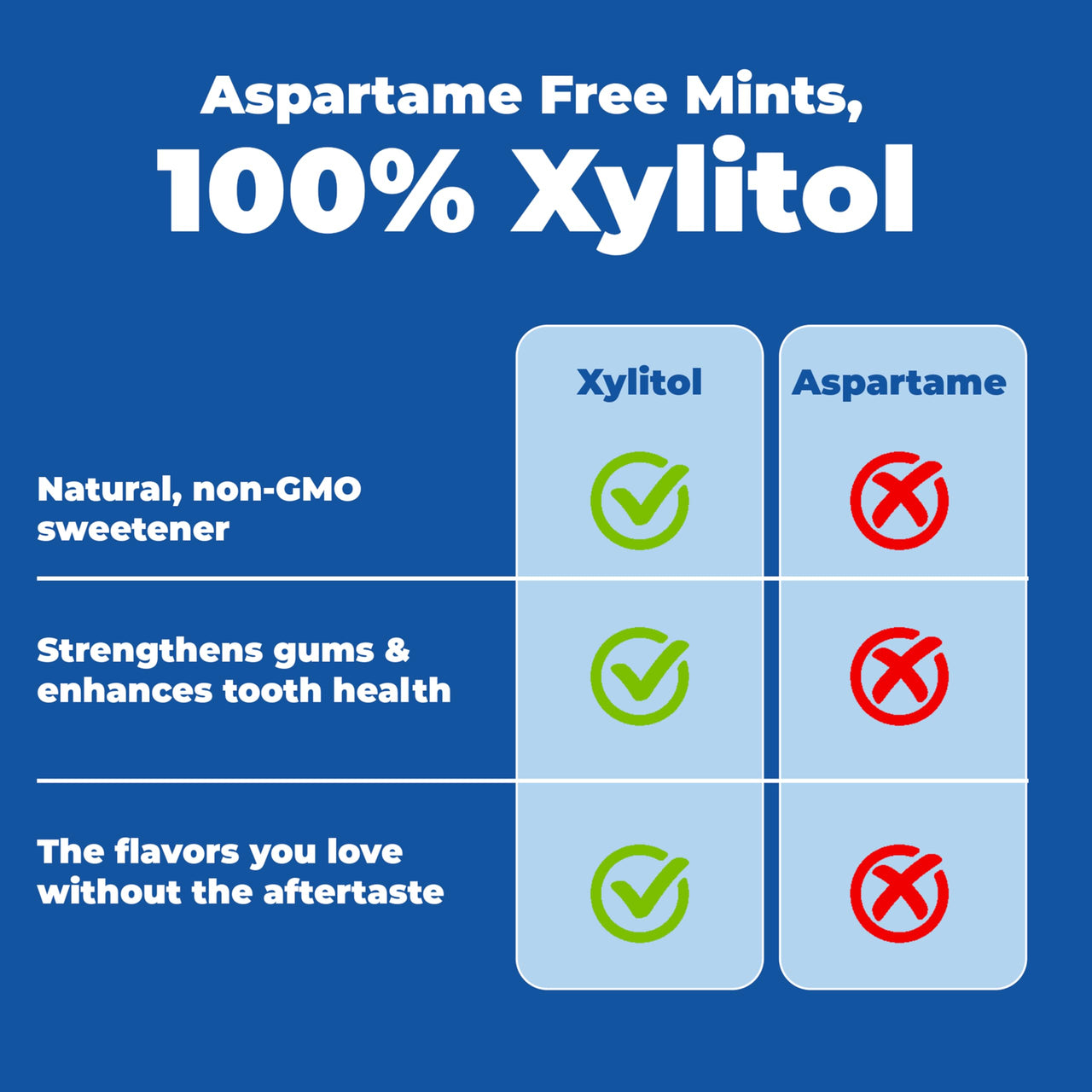 Epic 100% Xylitol Mints - Aspartame Free, Sugar Free - Fresh Fruit Flavored Mints, 180 Pieces (Pack of 2)